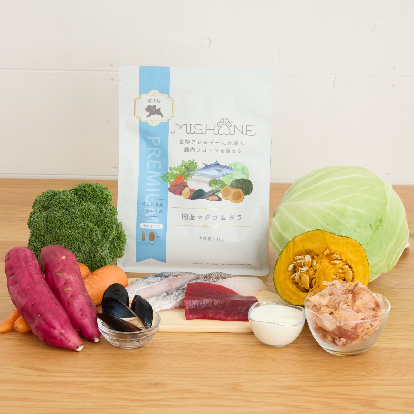 MISHONE ミシュワン　成犬用　ドッグフード　1kg ４個セット Amazon.co.jp: 【獣医師監修】 ミシュワン MISHONE ドッグフード