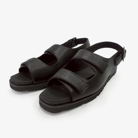 Racbakiラインサンダル ブラック racbaki ラクバキ イージーサボ