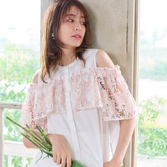 ♥Chesty♥ チェスティ　刺繍テントラインワンピース　リボン　S 期間限定値下げ チェスティ 刺繍テントラインワンピース