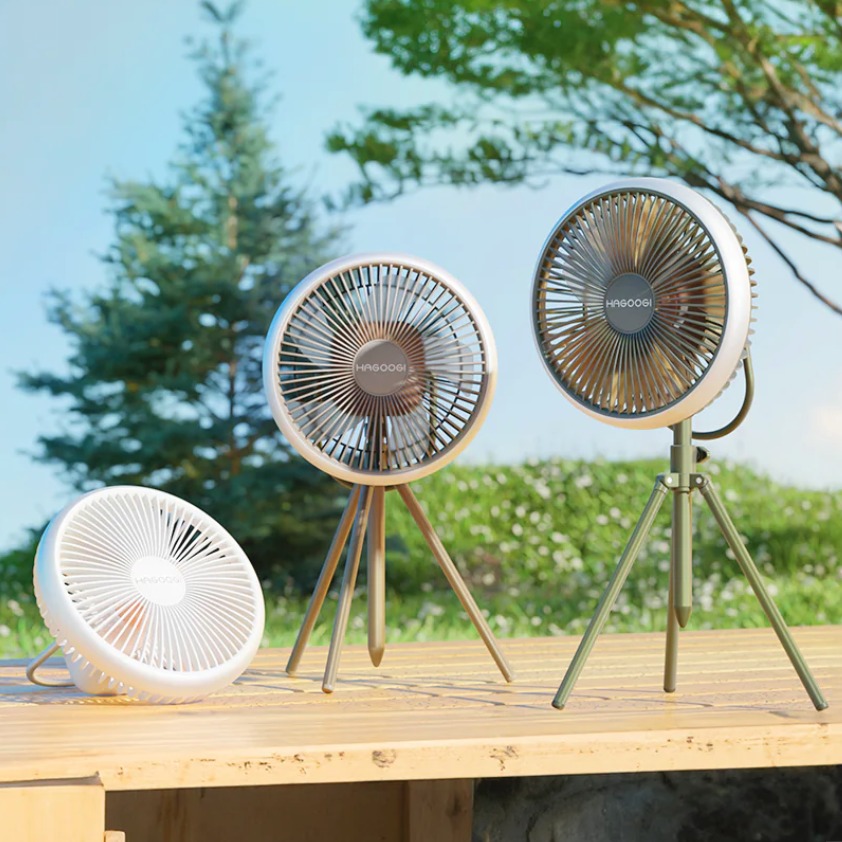 【新品】HAGOOGI ハコオギ　扇風機 アウトドアからポケットサイズまでの完璧なパートナー、より便利