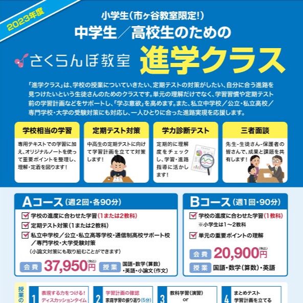 さくらんぼ教室 特別支援学校進学クラス テキスト