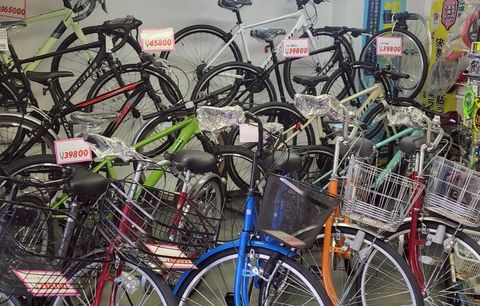 【札幌市北区引取りに来れる方限定】美品24インチ 自転車 女の子 屋内保管 24インチ 🚲 中古 ジュニア 自転車 10,800円 🔁6段切替 💡ライト
