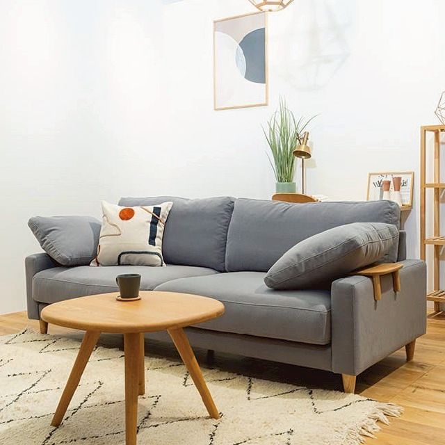 札幌 東区 blocco/ブロッコ L字ソファ (約)幅240×奥行150×高さ90cm ブルー系 ３人掛け 家具 リビング 北海道 オーダーソファ 高品質 オリジナルソファ 札幌 東区 blocco/ブロッコ L字ソファ (約)幅240×奥行150×高
