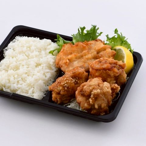唐揚げ弁当 横浜駅「気分をアゲる4つの味の唐揚げ弁当」(980円)～テンション